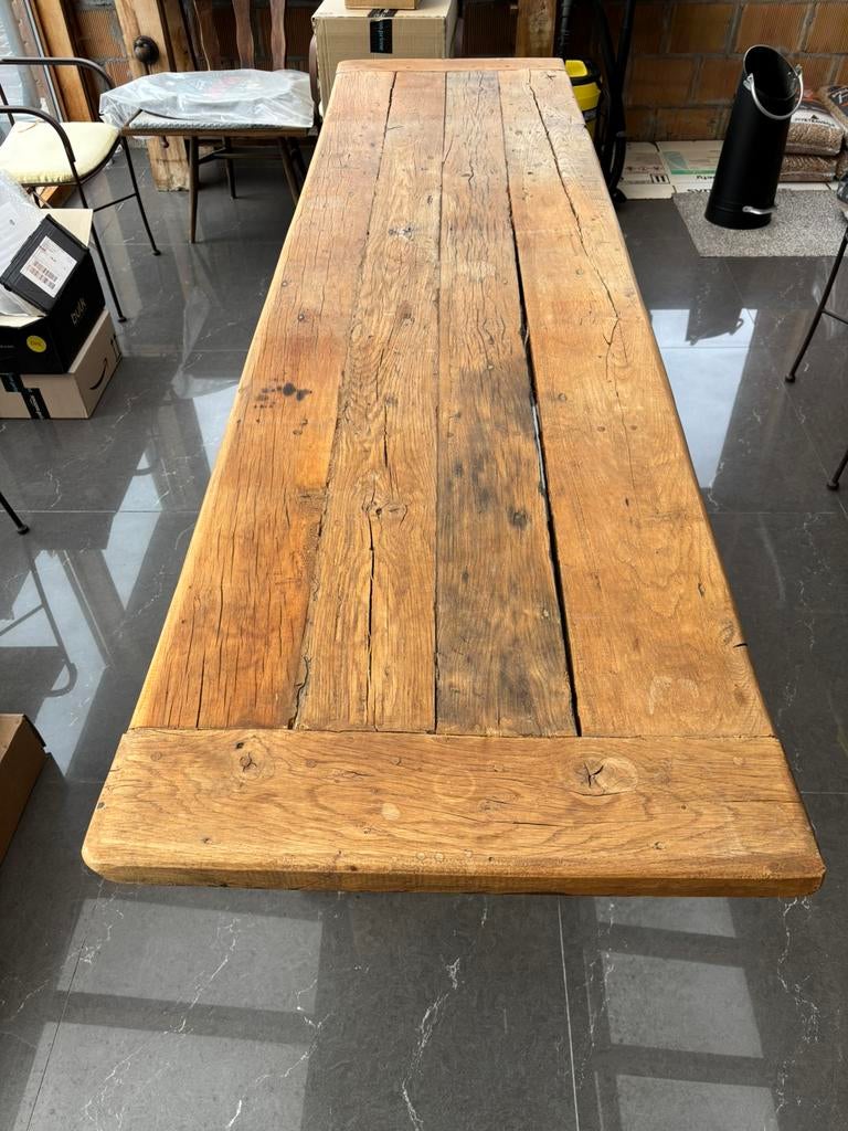 Table en Chêne massif style fermette, Enlèvement