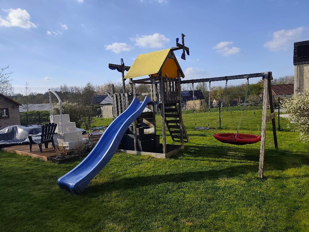 portique balançoire, Enlèvement, Utilisé, Bac à sable