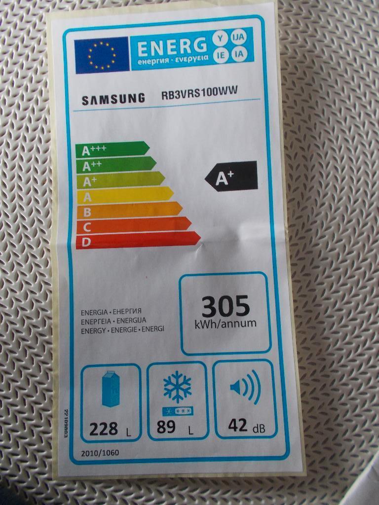 ijskast/diepvries combinatie 228liter + 89liter, Elektronische apparatuur, Koelkasten en IJskasten, Ophalen, Gebruikt, 200 liter of meer