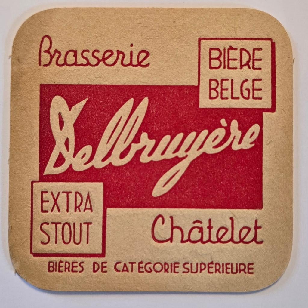 Delbuyère sous-bock bierviltje bierdeckel coaster, Collections, Marques de bière, Utilisé, Sous-bock, Enlèvement ou Envoi