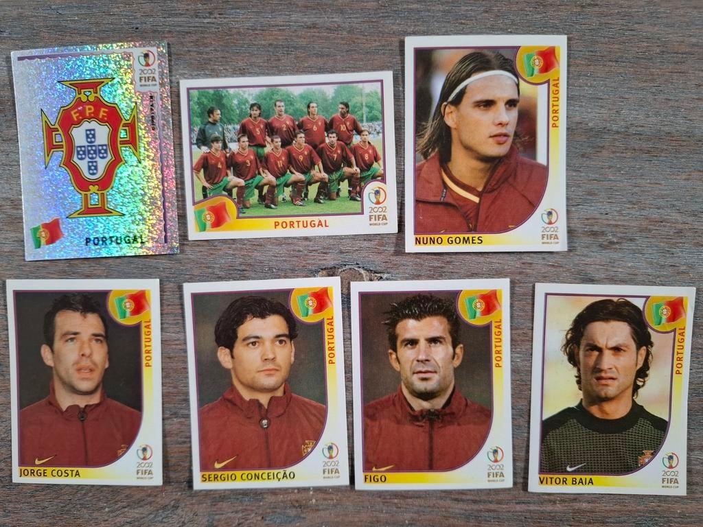 Panini coupe du monde 2002 Portugal, Hobby & Loisirs créatifs, Enlèvement ou Envoi