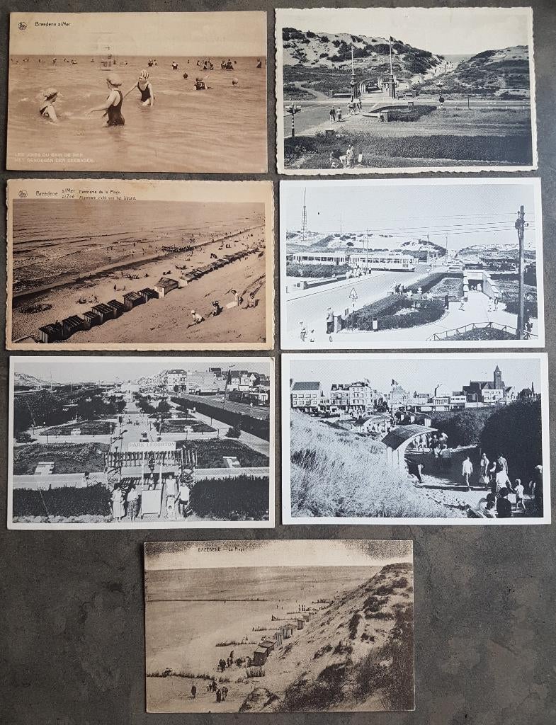 Bredene  Breedene ( 0,50 euro / postkaart ), Verzamelen, Ophalen of Verzenden, 1940 tot 1960, Gelopen, West-Vlaanderen