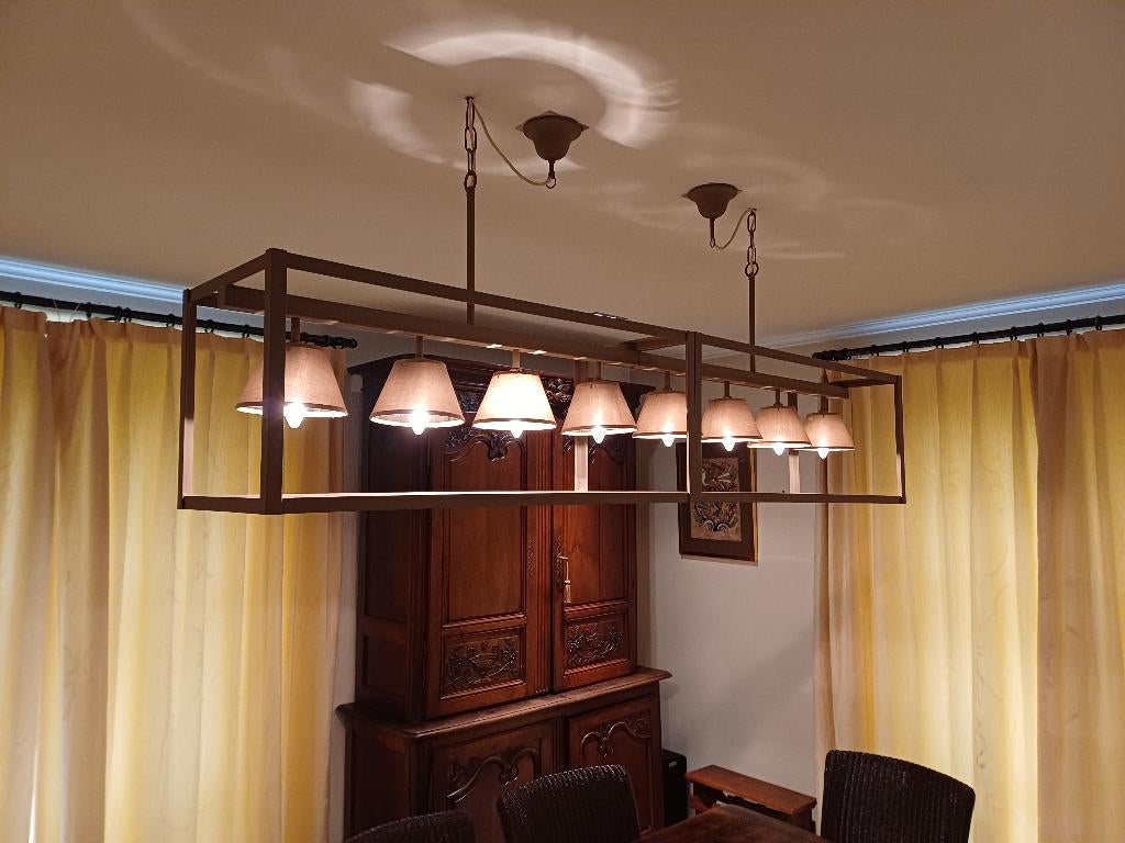 Design tafellamp, Huis en Inrichting, Lampen | Tafellampen, Ophalen, Zo goed als nieuw, Metaal