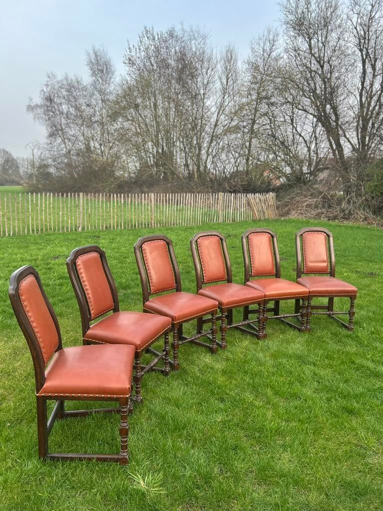 Anteike/leren stoelen, Ophalen