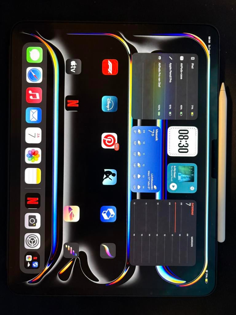 iPad Pro 13 M4 512GB + Apple Pencil + hoes, Enlèvement, Comme neuf