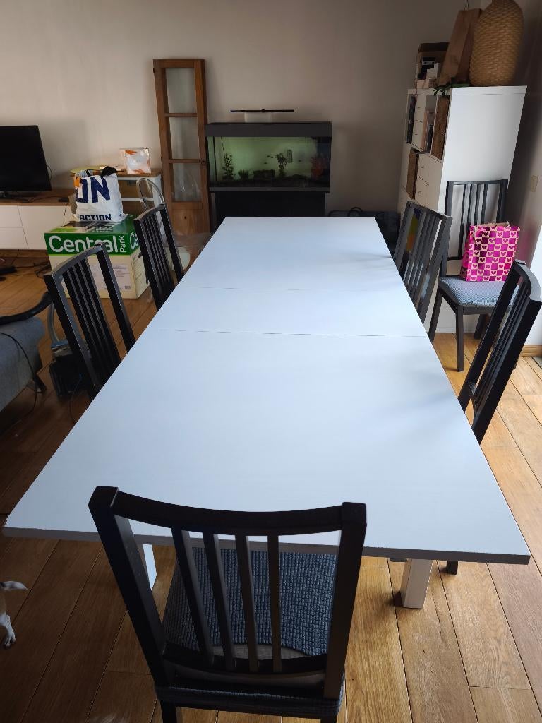 Grande table extensible IKEA – jusqu’à 10 personnes (260 cm), Maison & Meubles, 150 à 200 cm, Cinq personnes ou plus, Enlèvement