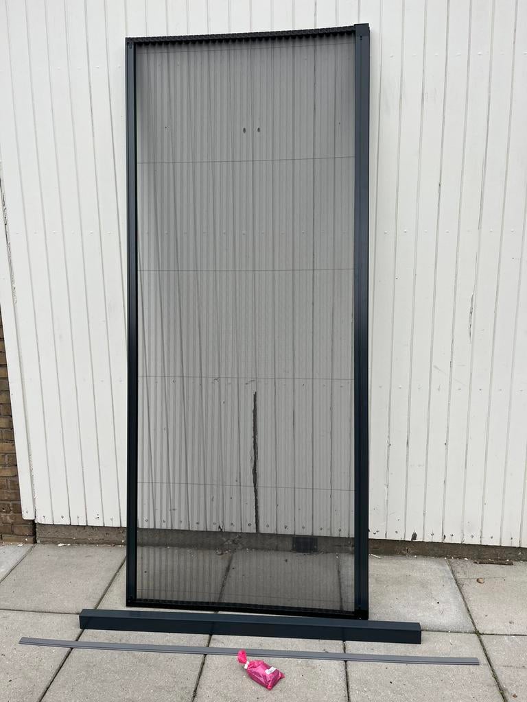 Porte moustiquaire plissée Luxaflex (neuve) 232x96, Neuf, 80 à 100 cm, 215 cm ou plus, Enlèvement ou Envoi
