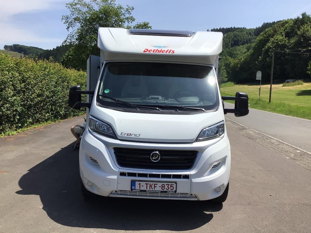 Dethleffs Trend T7057 DBM verlaagde prijs, Caravans en Kamperen, Mobilhomes, Automaat, Ringverwarming, Fiat, 7 tot 8 meter