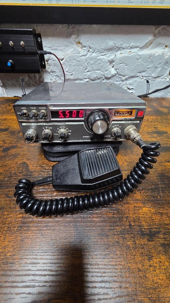 Vintage KDK FM-2025 VHF FM Transceiver, Télécoms, Émetteurs & Récepteurs, Enlèvement ou Envoi, Utilisé, Émetteur et Récepteur