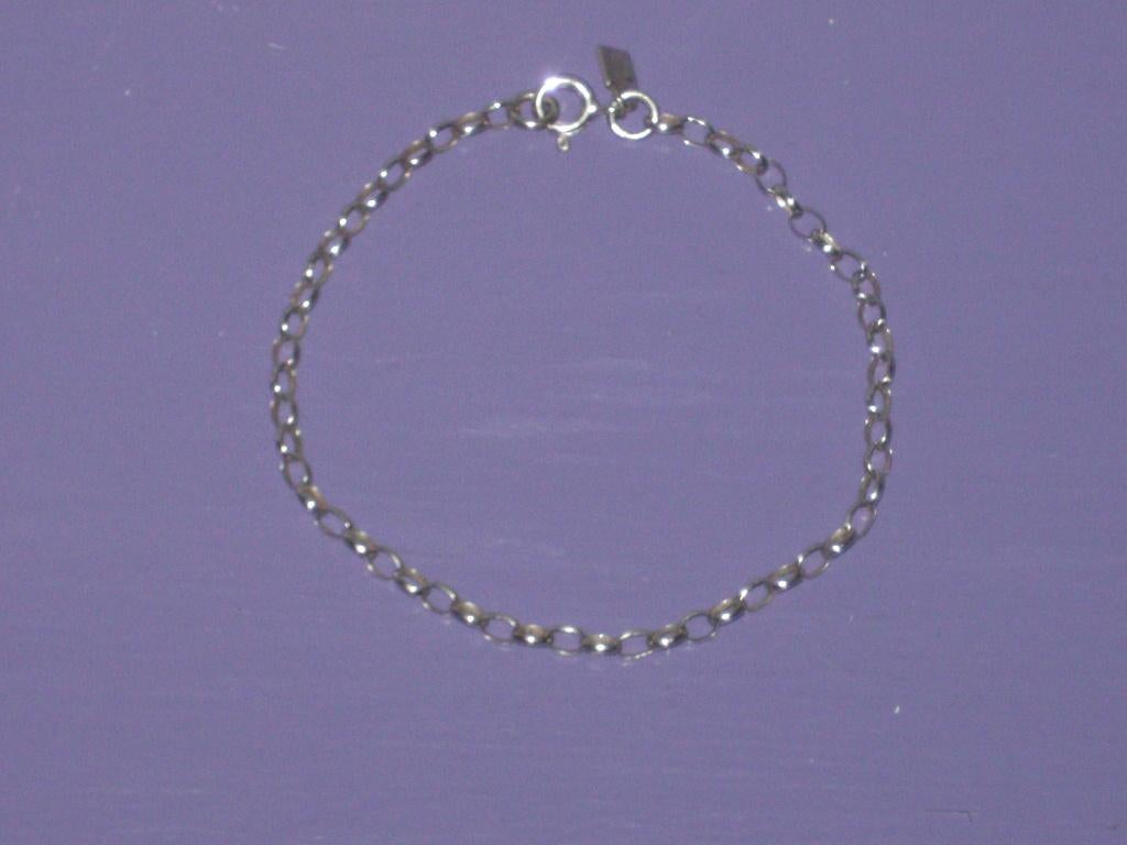 Zilveren armbandje. (victoria), Ophalen of Verzenden, Gebruikt, Zilver, Zilver