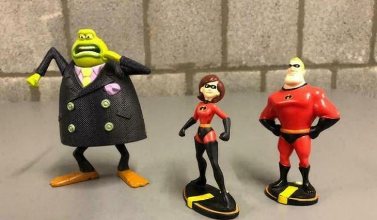 3 figuren Bullyland The Incredibles en Mc Donalds., Collections, Enlèvement ou Envoi
