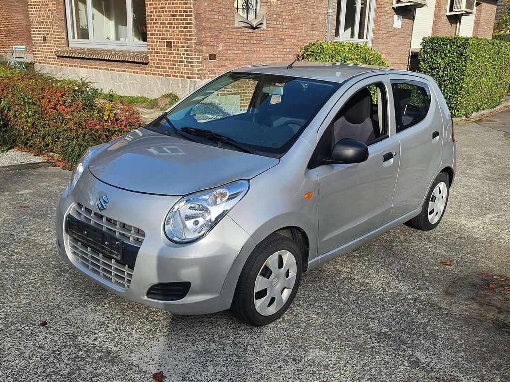 Suzuki Alto Alto 1.0i Airco (bj 2013), Voorwielaandrijving, 4 zetels, Stof, Zwart