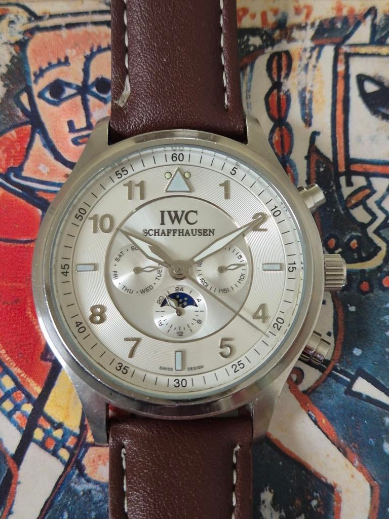 Collection de montres automatiques, collection I W C, Envoi, Utilisé, Blanc, Horloge I W C automatisch