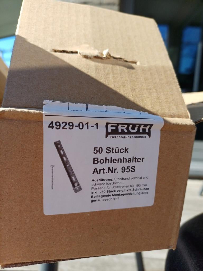 Terras plank houders (hard hout), Enlèvement