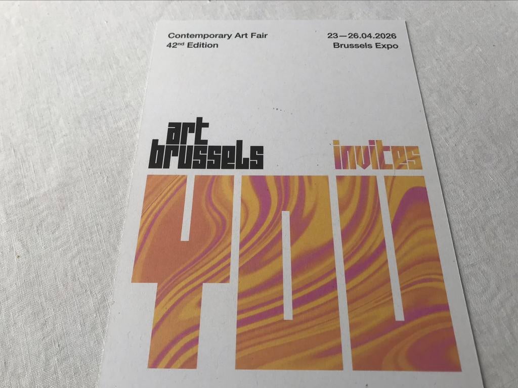 Invitation Art Brussels : 2 personnes, du 24 au 26 avril, Tickets & Billets, Expositions, Deux personnes