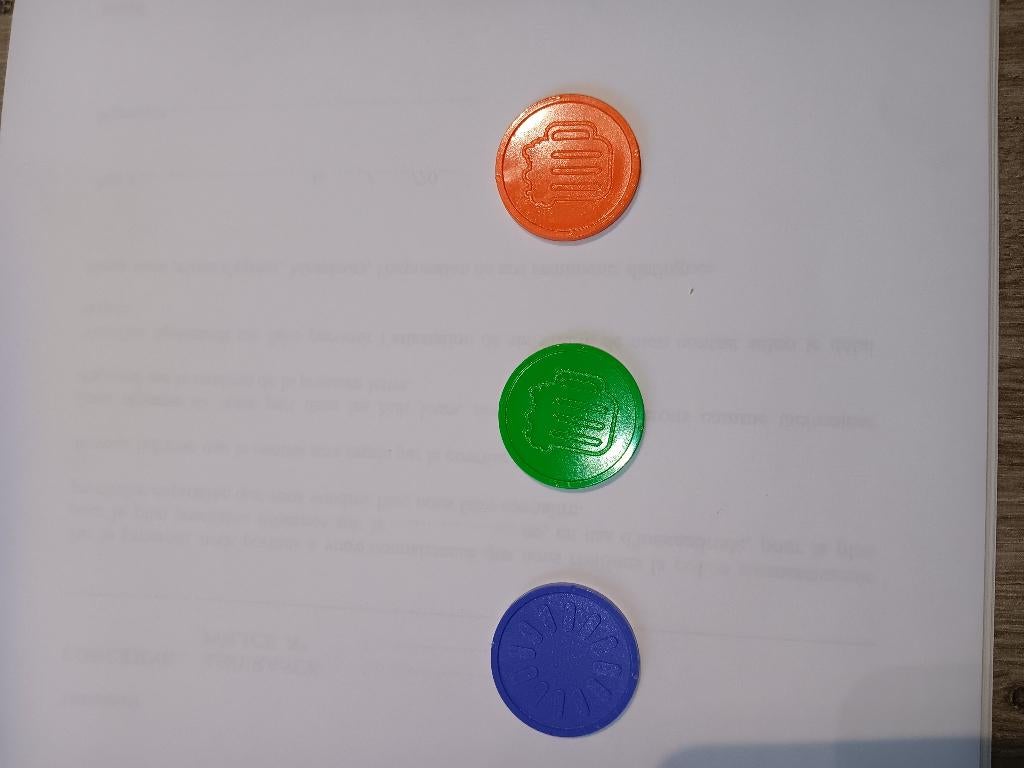 2000 jetons de consommation gravee, Timbres & Monnaies, Pièces & Médailles, Enlèvement