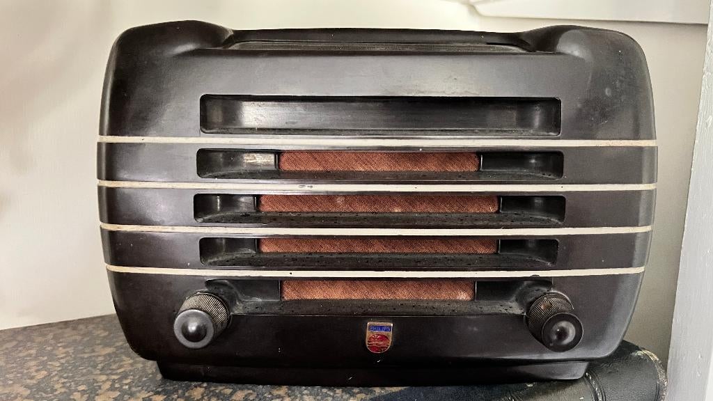 Retro radio PHILIPS, Antiek en Kunst, Ophalen