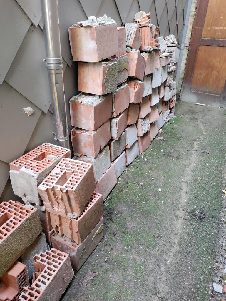 Steenpuin/afbraakstenen, Enlèvement