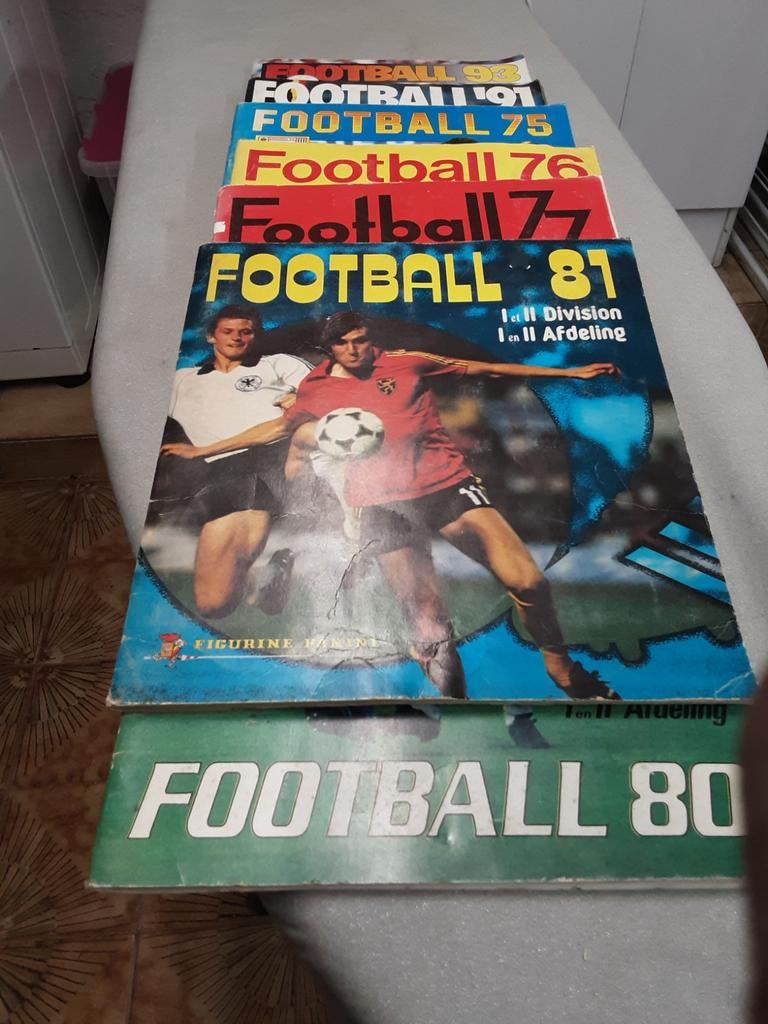 Panini football albums compleet  80/81/77/76/75/91/93, Verzamelen, Ophalen of Verzenden