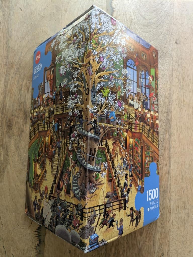 Puzzel Heye - Oersterle / 1500 stukjes, Enlèvement, 500 à 1500 pièces, Utilisé, Puzzle