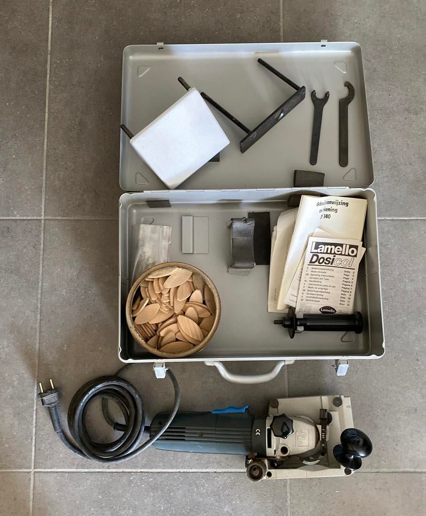 Elu DS 140 frees-en lamelleermachine, Bricolage & Construction, Enlèvement, Utilisé, Électrique, Coupeuse à lame