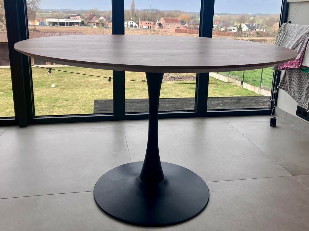 Ronde tafel 120 cm, Ophalen, Zo goed als nieuw