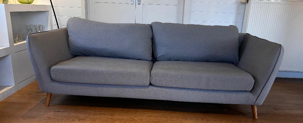 Stoffen bank (merk SITS), Ophalen, Driepersoons, 75 tot 100 cm, Rechte bank