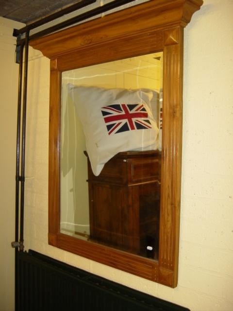 Nieuwe spiegel Chaniz met kuif TEAK – flamant, Huis en Inrichting, Woonaccessoires | Spiegels, Ophalen, 100 tot 150 cm, Nieuw