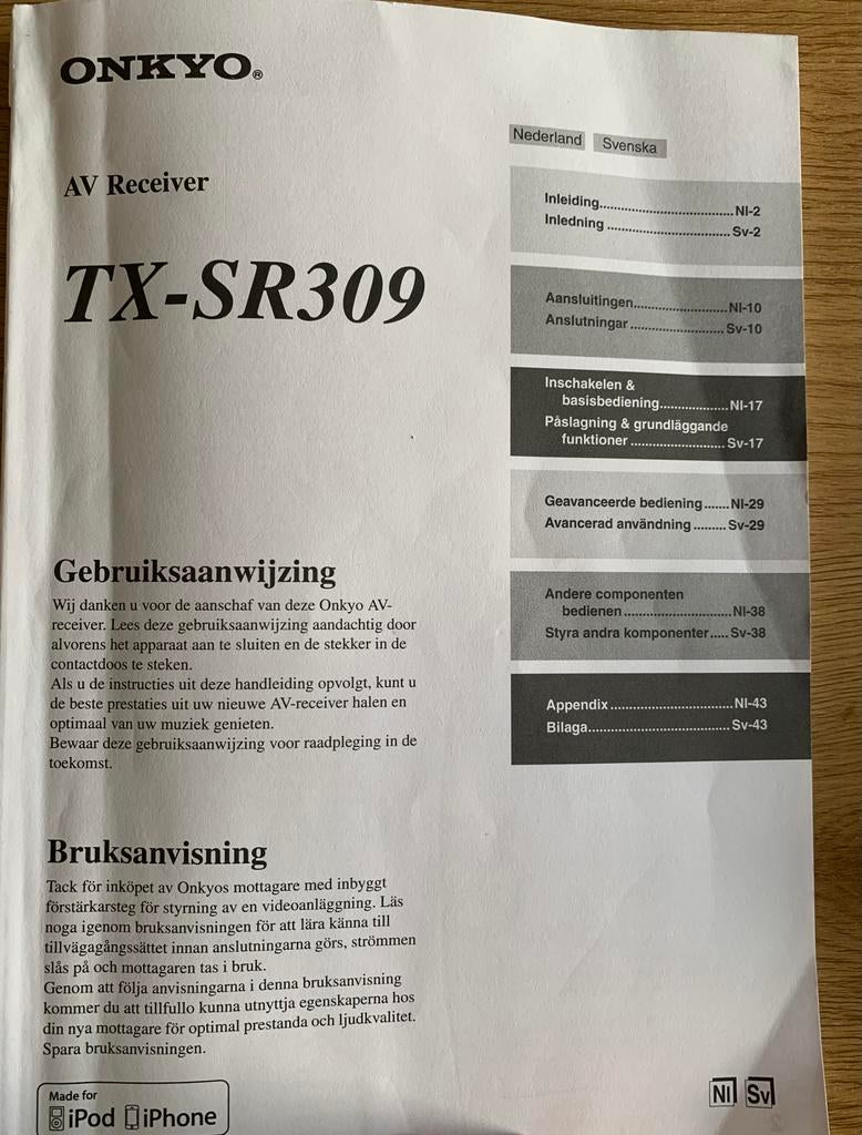 Onkyo receiver, tuner, basskast en boxen in zilverkleur, Enlèvement, Utilisé, Haut-parleurs, Autres marques