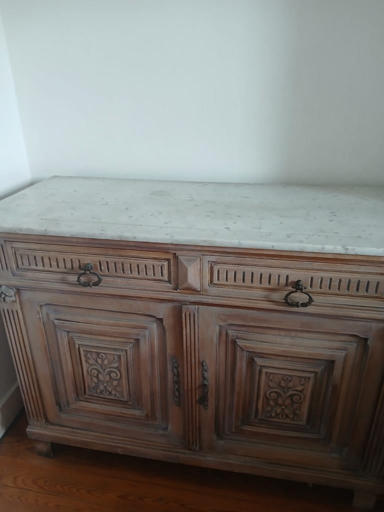 Dressoir kast marmer blad, Enlèvement