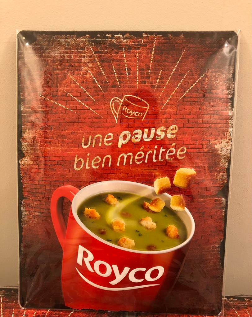 Plaques publicitaire Royco, Collections, Enlèvement ou Envoi, Comme neuf