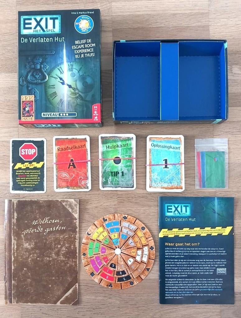 Escape room-spel | EXIT Het Spel: 'De Verlaten Hut.', Hobby & Loisirs créatifs, Jeux de société | Jeux de plateau, Neuf, Enlèvement