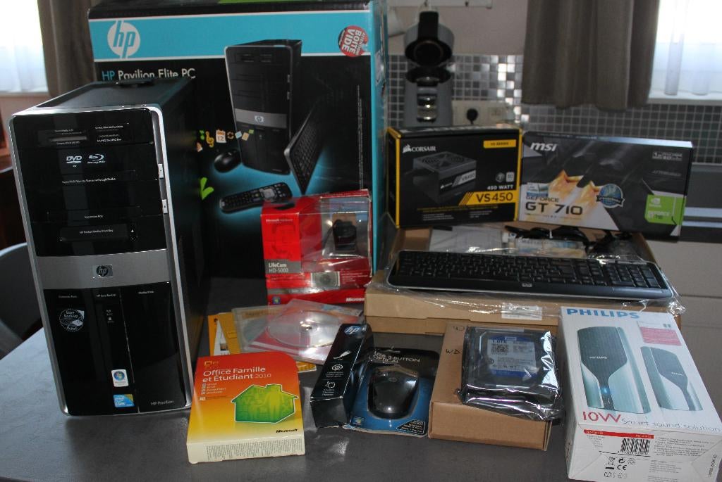 Tour I7 12GB 2,5 TB HP m9770BE + Accessoires en TBon état, Informatique & Logiciels, HDD, 8 GB, Enlèvement, Gaming