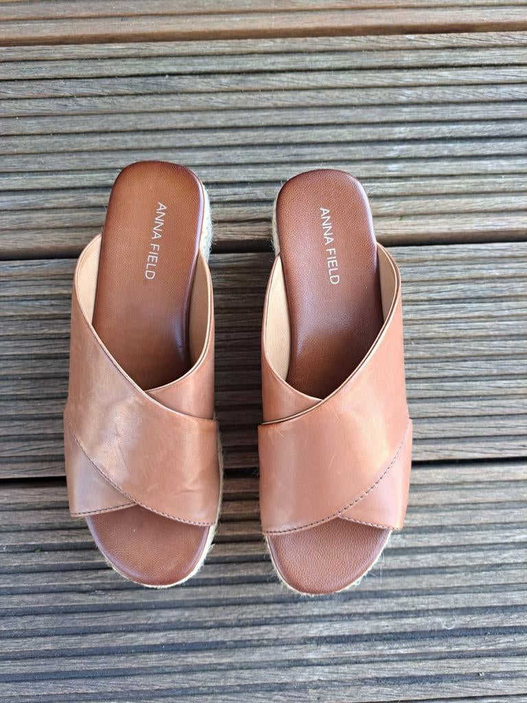 Muiltjes maat 37, Ophalen, Anna Field, Bruin, Instappers