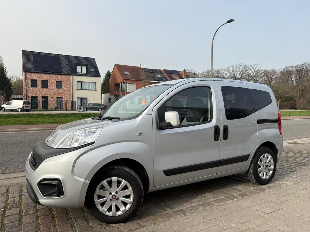 Fiat Qubo | 12 M Garantie | 14 Dkm | Benzine + cng | 2019 |, Auto's, Fiat, Testrit aan huis, 199 g/km, 4 cilinders, USB