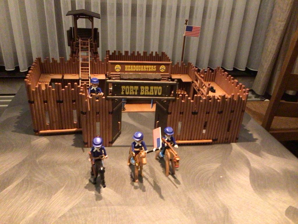Playmobil fort bravo, Ophalen of Verzenden, Gebruikt, Complete set