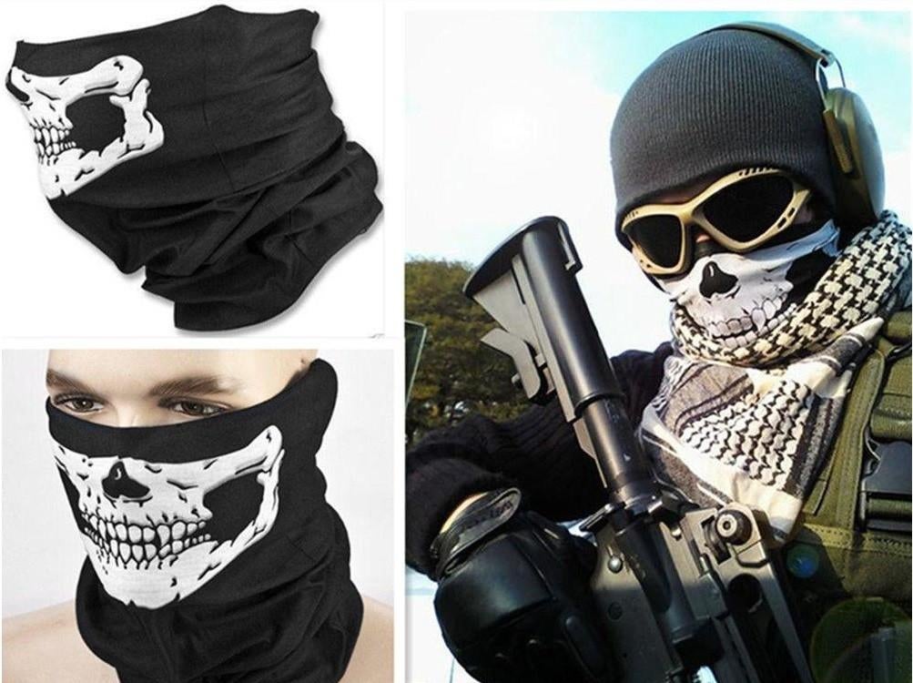 NEW - Skull face mask halsbeschermer buff, Motoren, Ophalen of Verzenden, Nieuw zonder kaartje, Dames, Overige typen