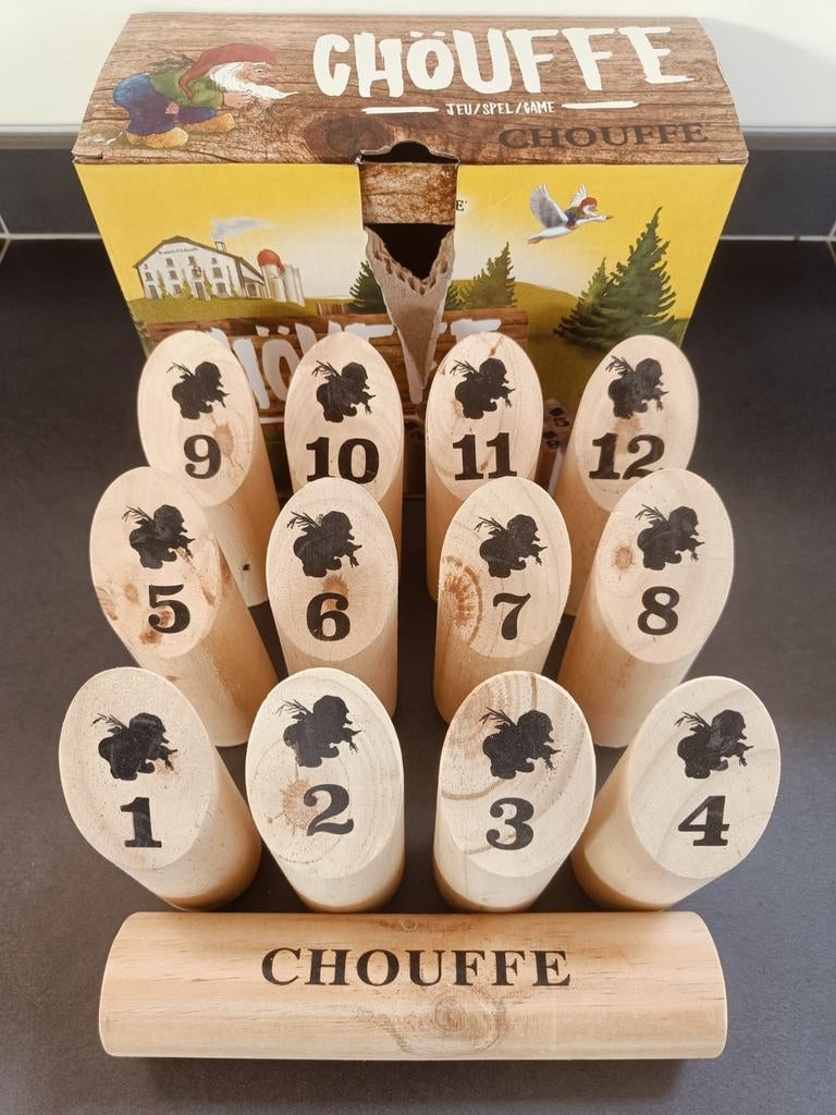 Chouffe kubb spel., Ophalen of Verzenden, Zo goed als nieuw, Overige typen