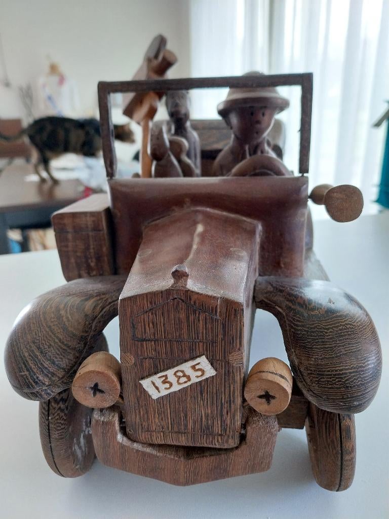 Voiture Tintin au Congo, Enlèvement, Tintin, Comme neuf, Statue ou Figurine