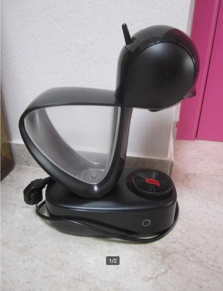 KRUPS DOLCE GUSTO INFINISSIMA BLACK YY3863 COMME NEUVE, Enlèvement ou Envoi, Comme neuf, Machine à espresso, Dosettes et capsules de café