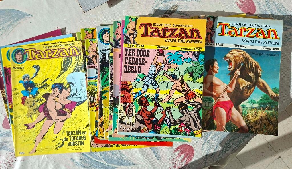 Strips "Tarzan van de apen" (jaren '70) (verzamelaar), Boeken, Meerdere comics, Ophalen of Verzenden, Zo goed als nieuw