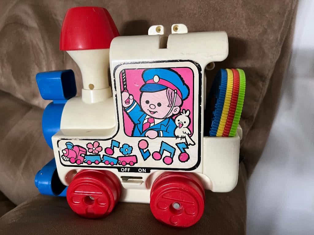 Tomy Tuneyville Choo Choo Musical train 70s, Verzamelen, Verzenden