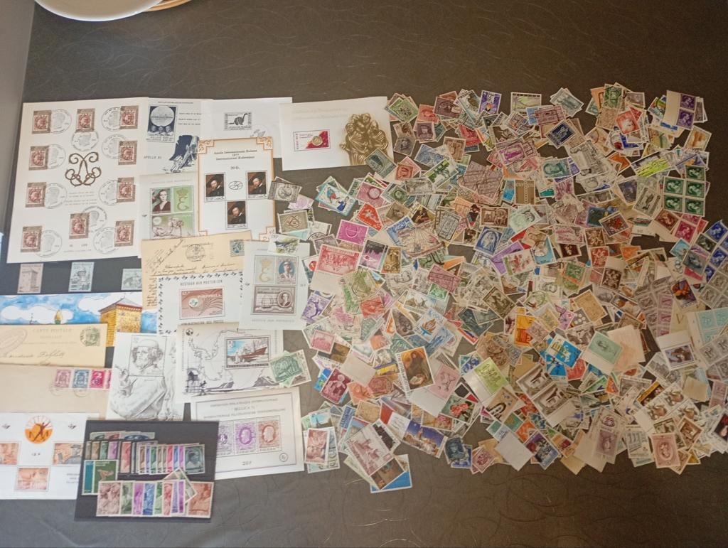 C3 ) mooie partij postzegels België, Ophalen of Verzenden