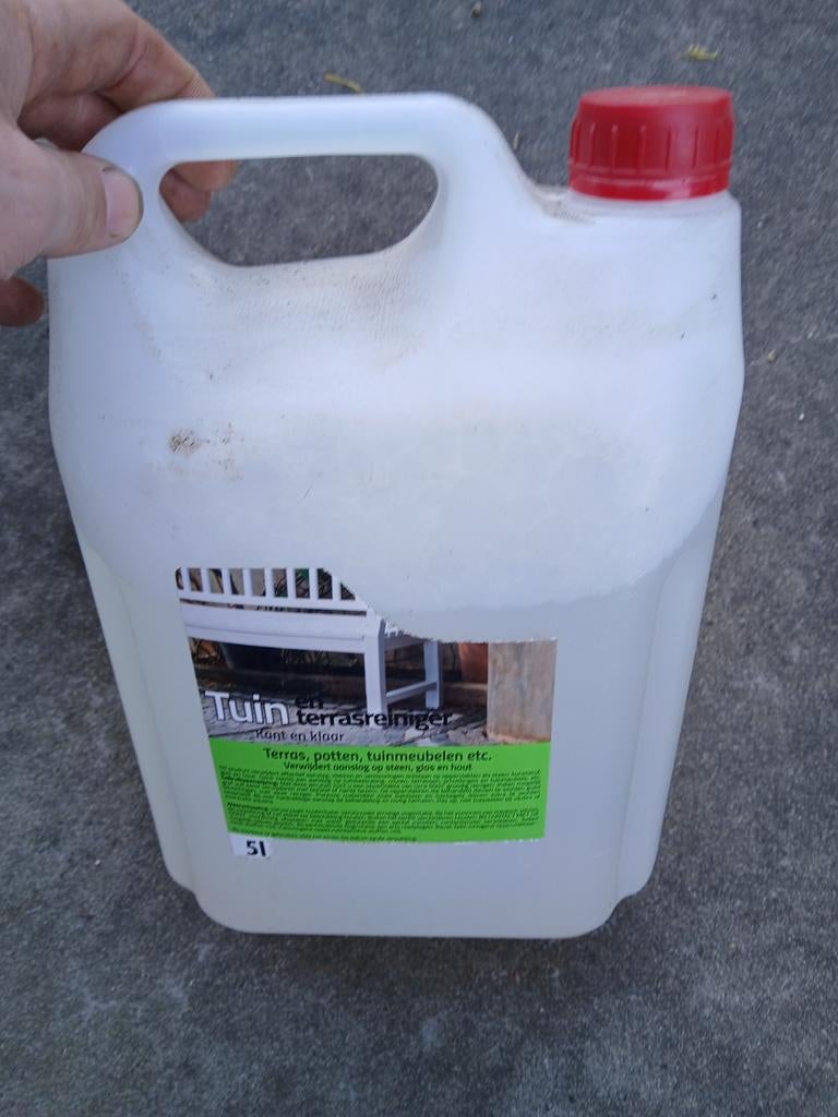 Terrasreiniger 5 liter, Tuin en Terras, Bestrijdingsmiddelen, Ophalen