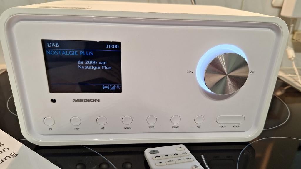 Weg wegens Verhuis ‼️DAB+/ INTERNET Radio Medion, Ophalen of Verzenden, Radio