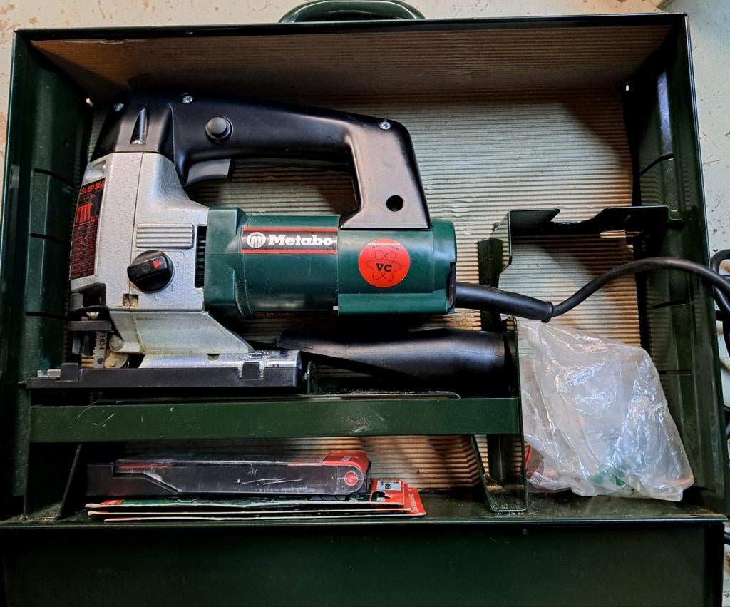 Professionele decoupeerzaag, Ophalen, Decoupeerzaag