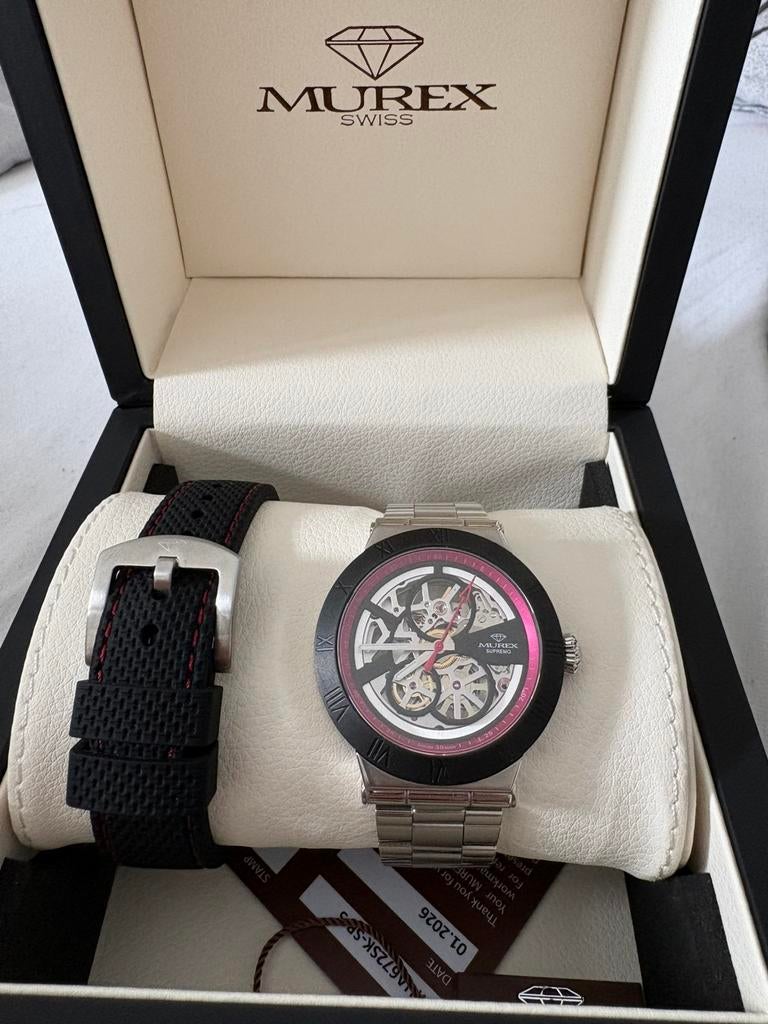 Montre suisse automatique murex, Ophalen, Zo goed als nieuw, Overige merken