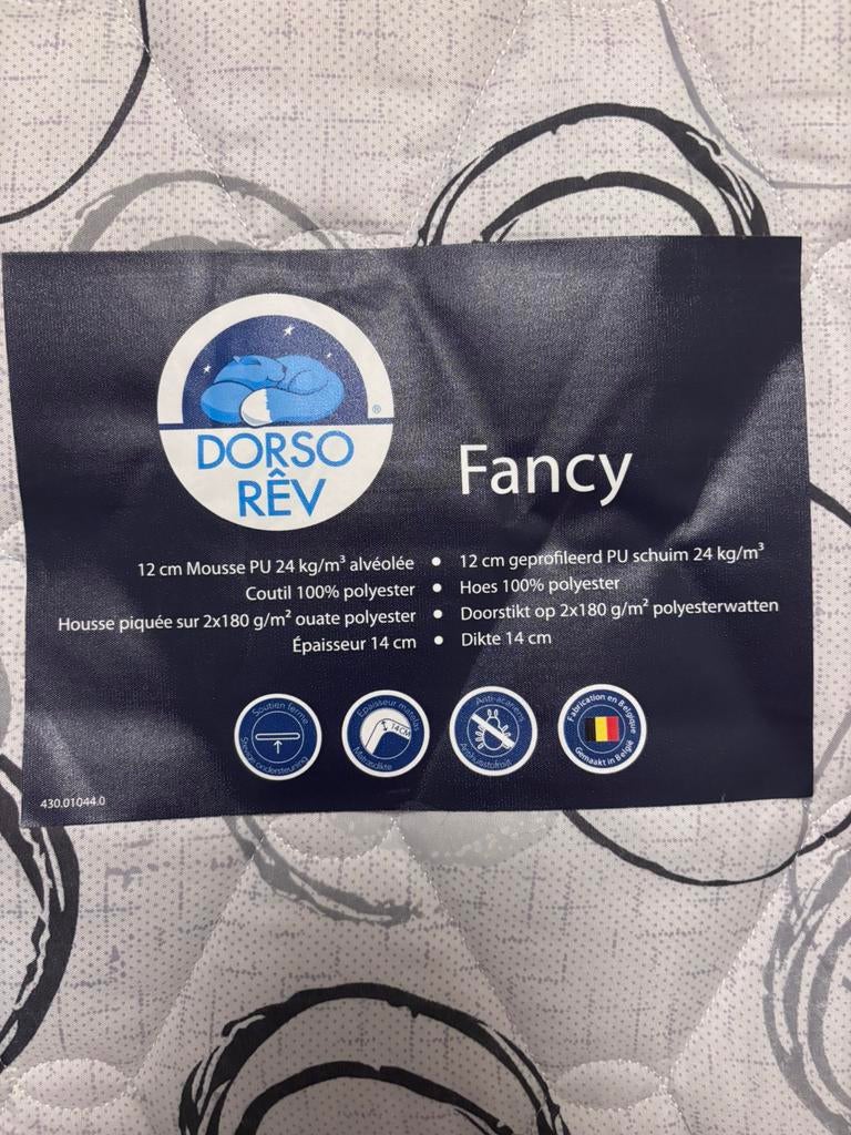 Matelas d'appoint 1 personne., Enlèvement, Comme neuf, Matelas