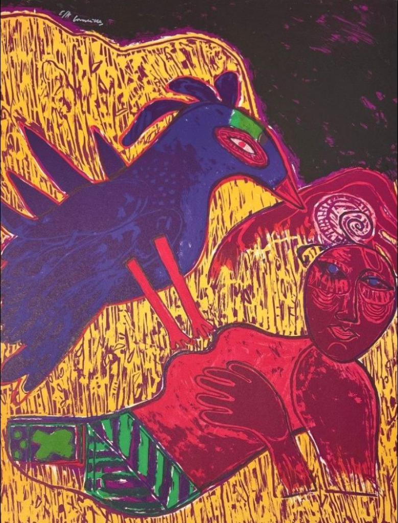 Corneille - Delire et foisonnement de cette plage - litho, Ophalen of Verzenden