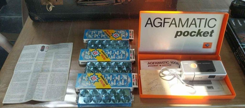 Vintage agfamatic zakcamera met 1008 sensoren Agfa, Ophalen of Verzenden, 1980 tot heden, Fototoestel
